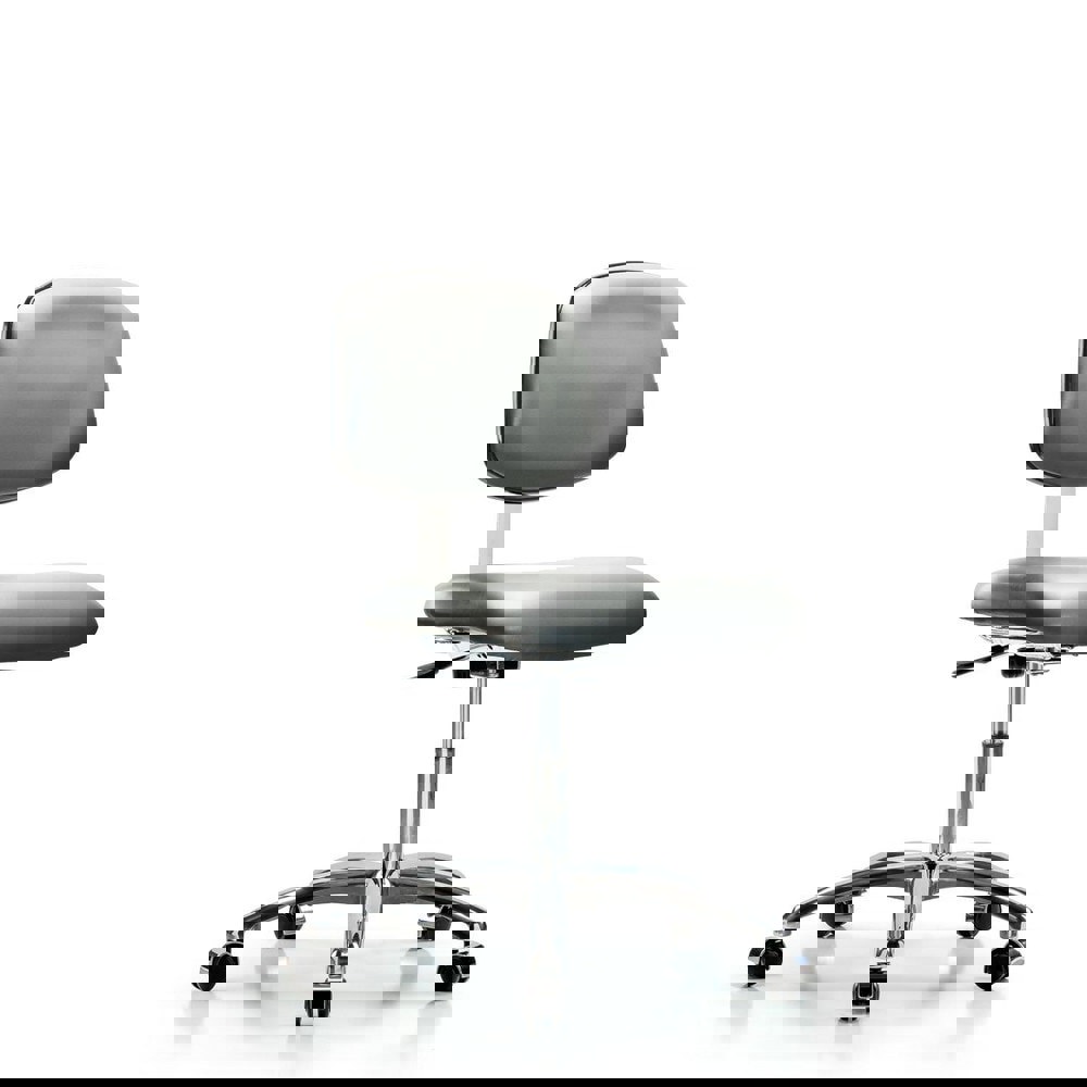 Task Chair: Vinyl, Sterling